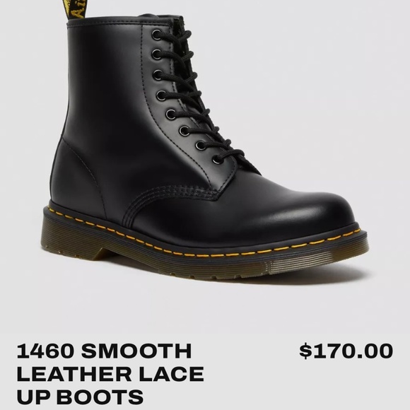 Dr Martens Women’s 1460 Smooth Leather Boots - Picture 1 of 10